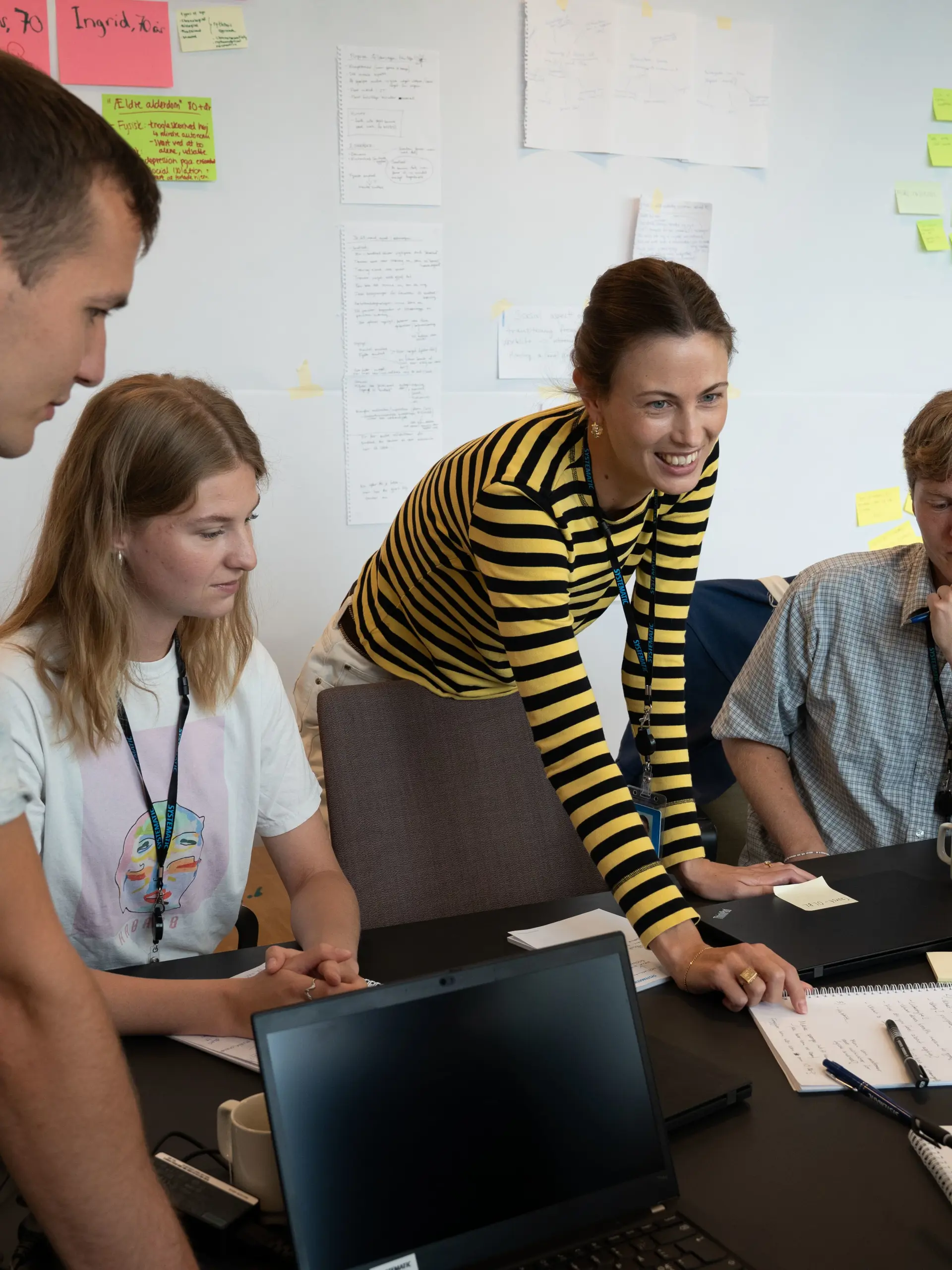 5 students from Aarhus University working on interdisciplinary student project.