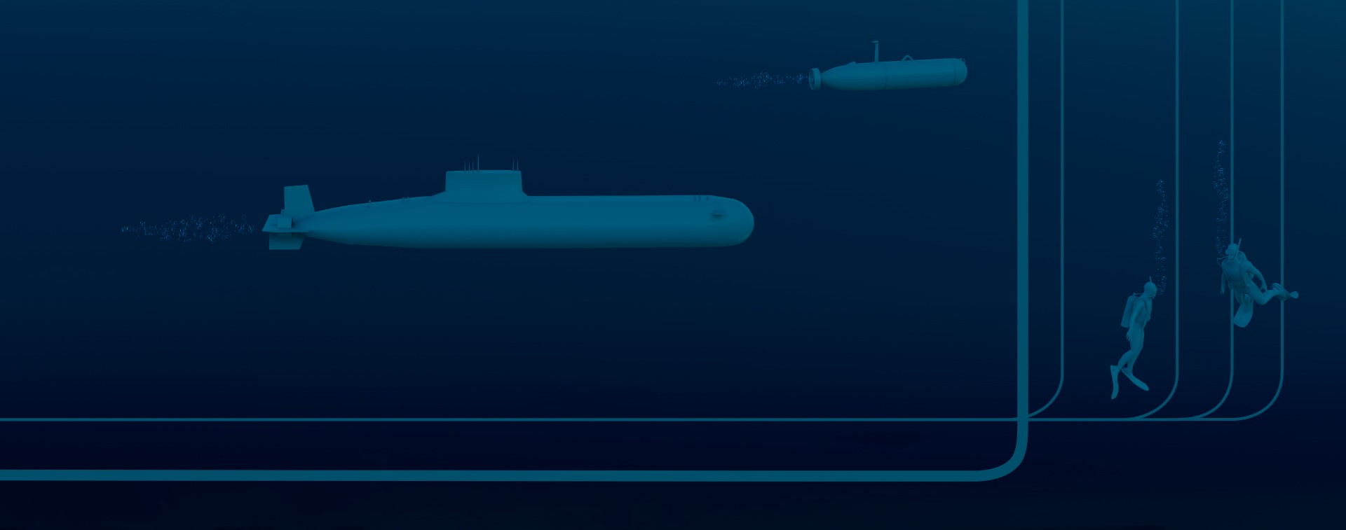 Image of underwater vessels 