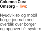 DK Columna Cura Omsorg Live