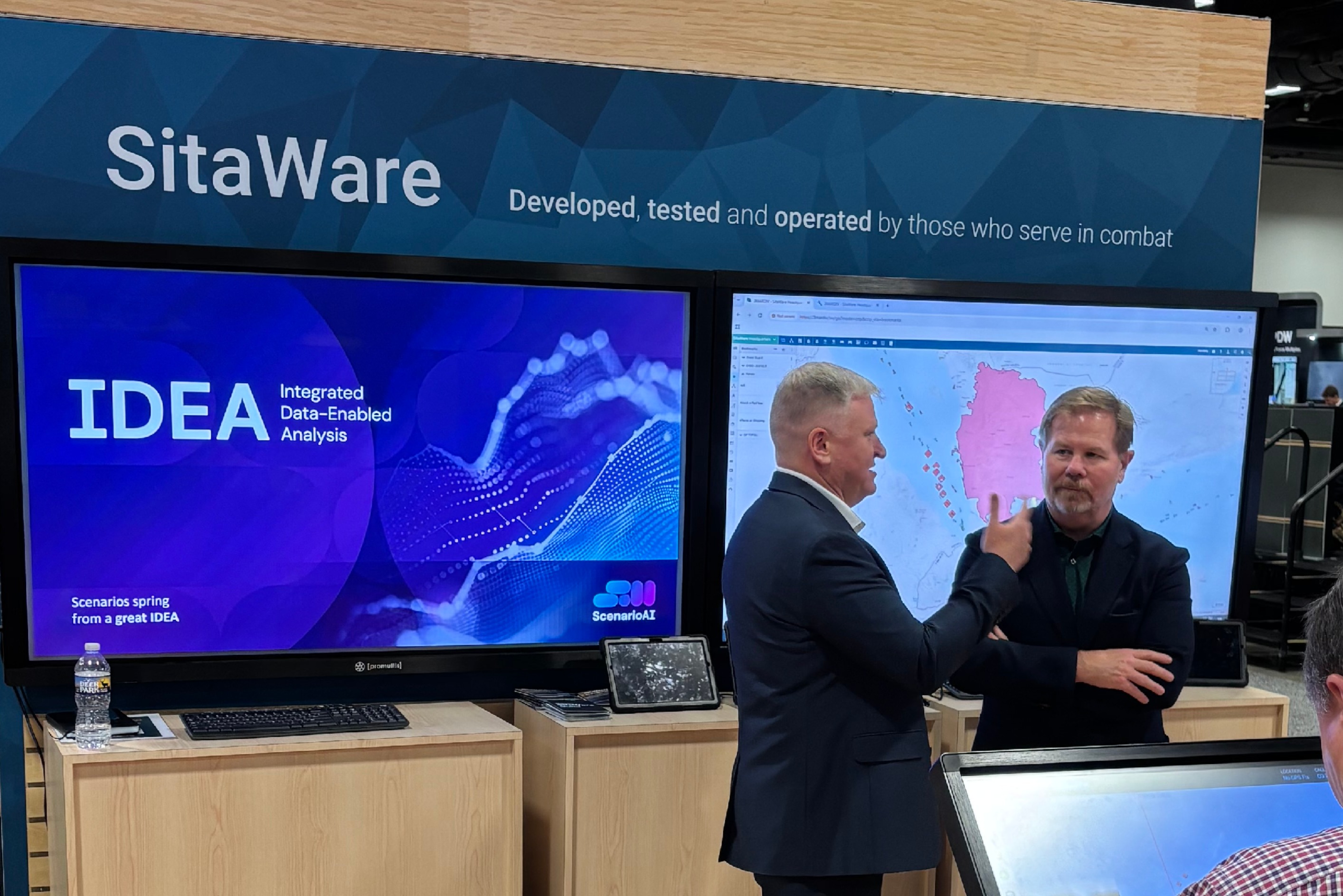 Scenario AI at the Systematic Inc booth