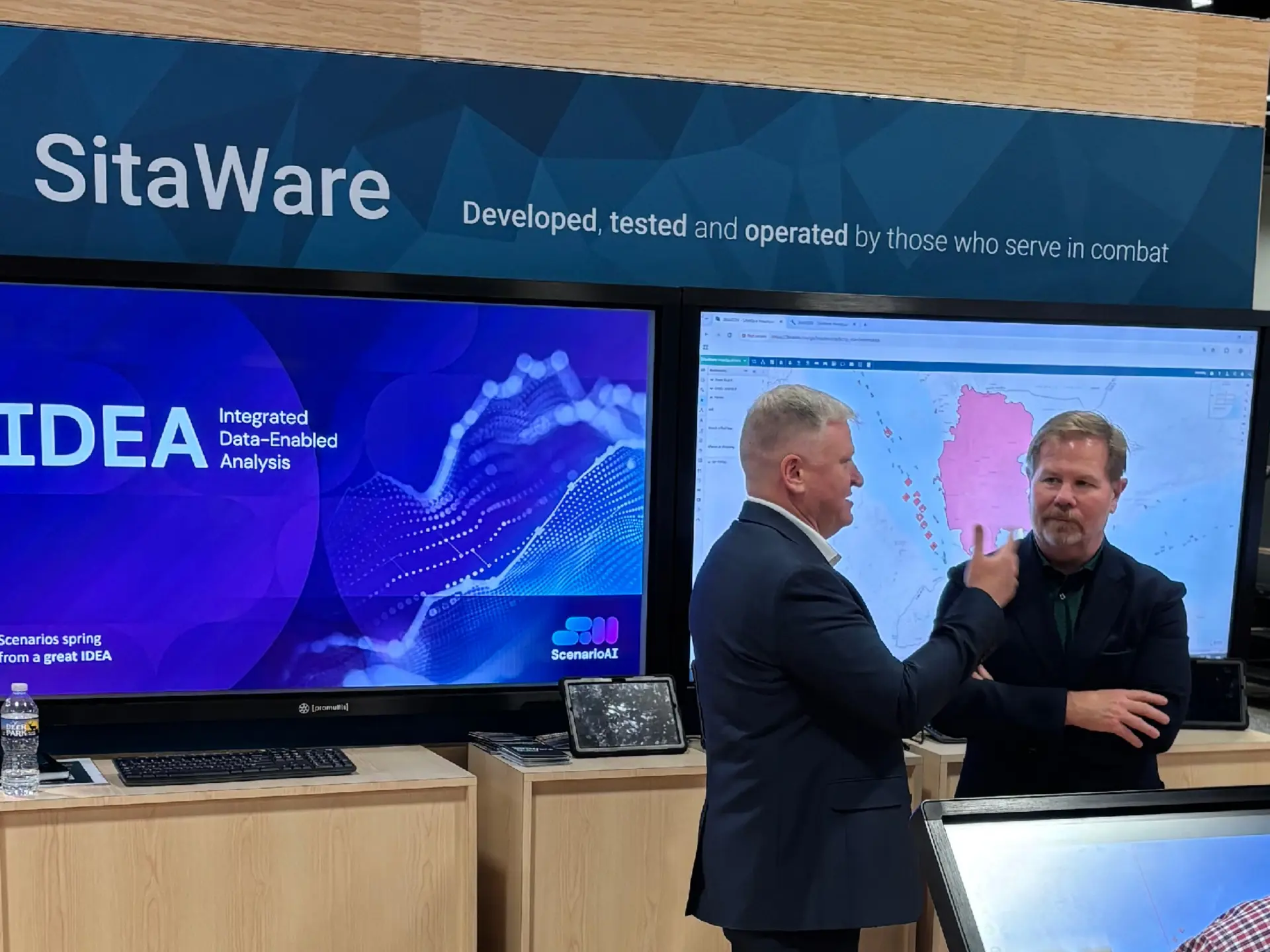 Scenario AI at the Systematic Inc booth