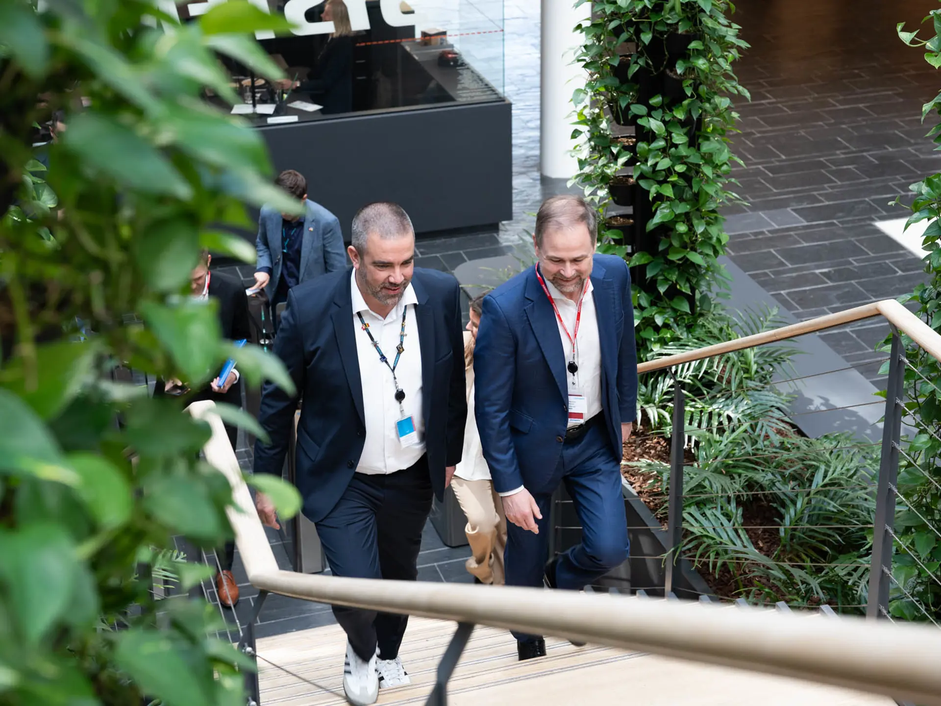 Finance Minister Nicolai Wammen and CEO Nikolaj Bramsen