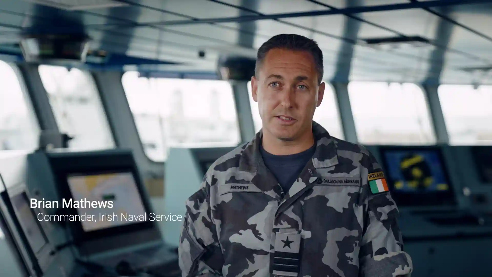The Irish Navy using SitaWare Maritime