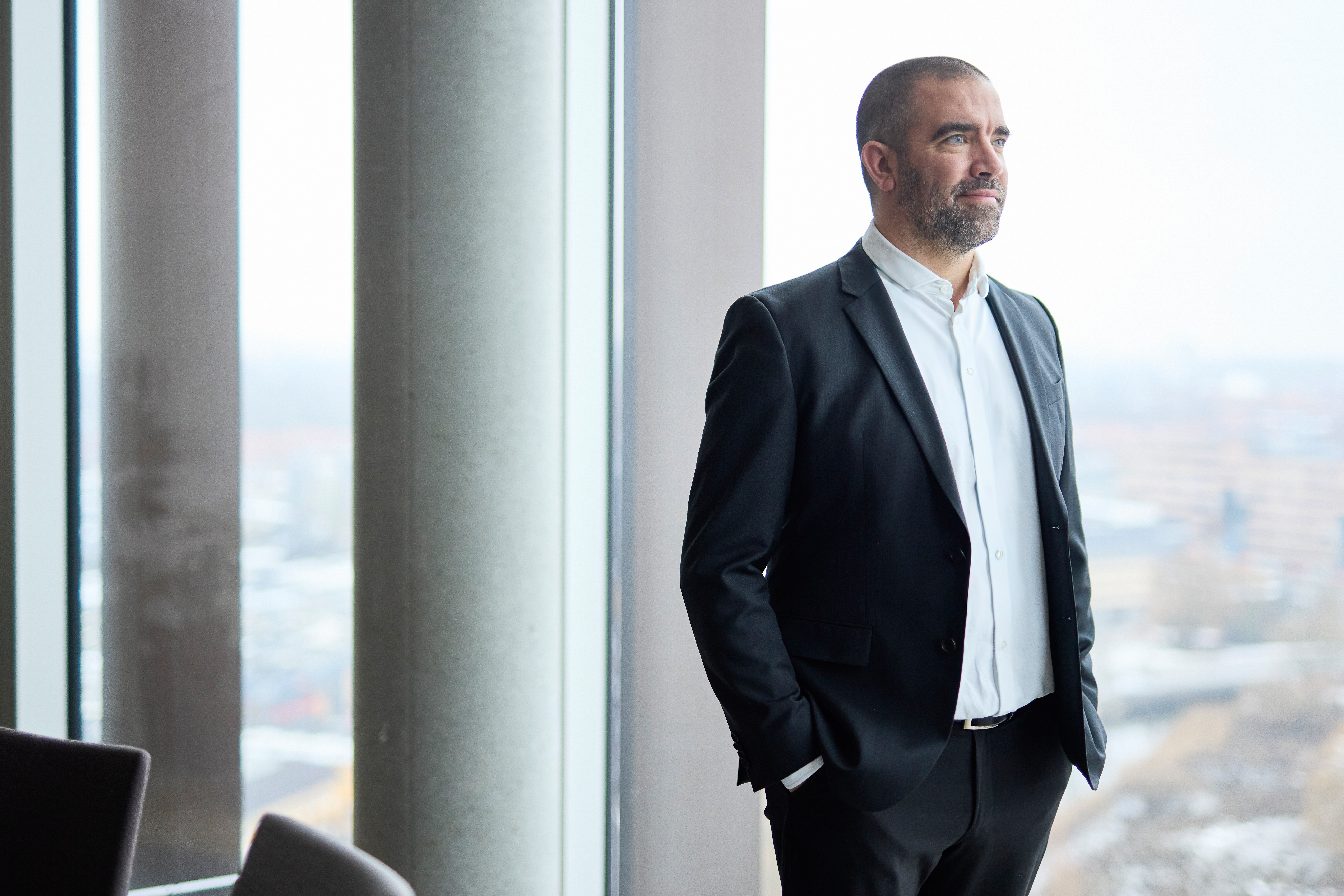 Nikolaj Bramsen ved Systematics hovedkontor