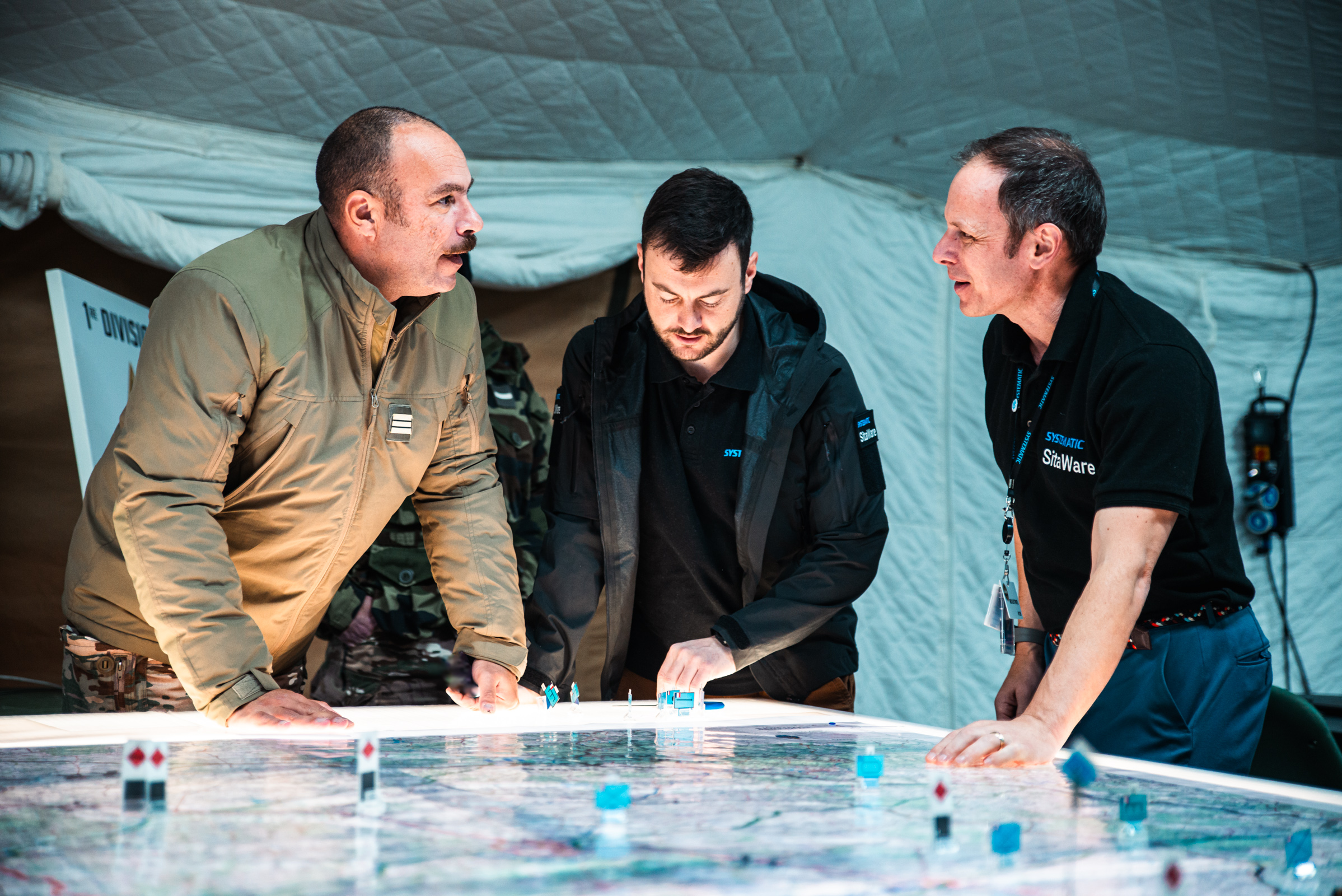 French Army's 1st division using SitaWare at the SJO25-exercise