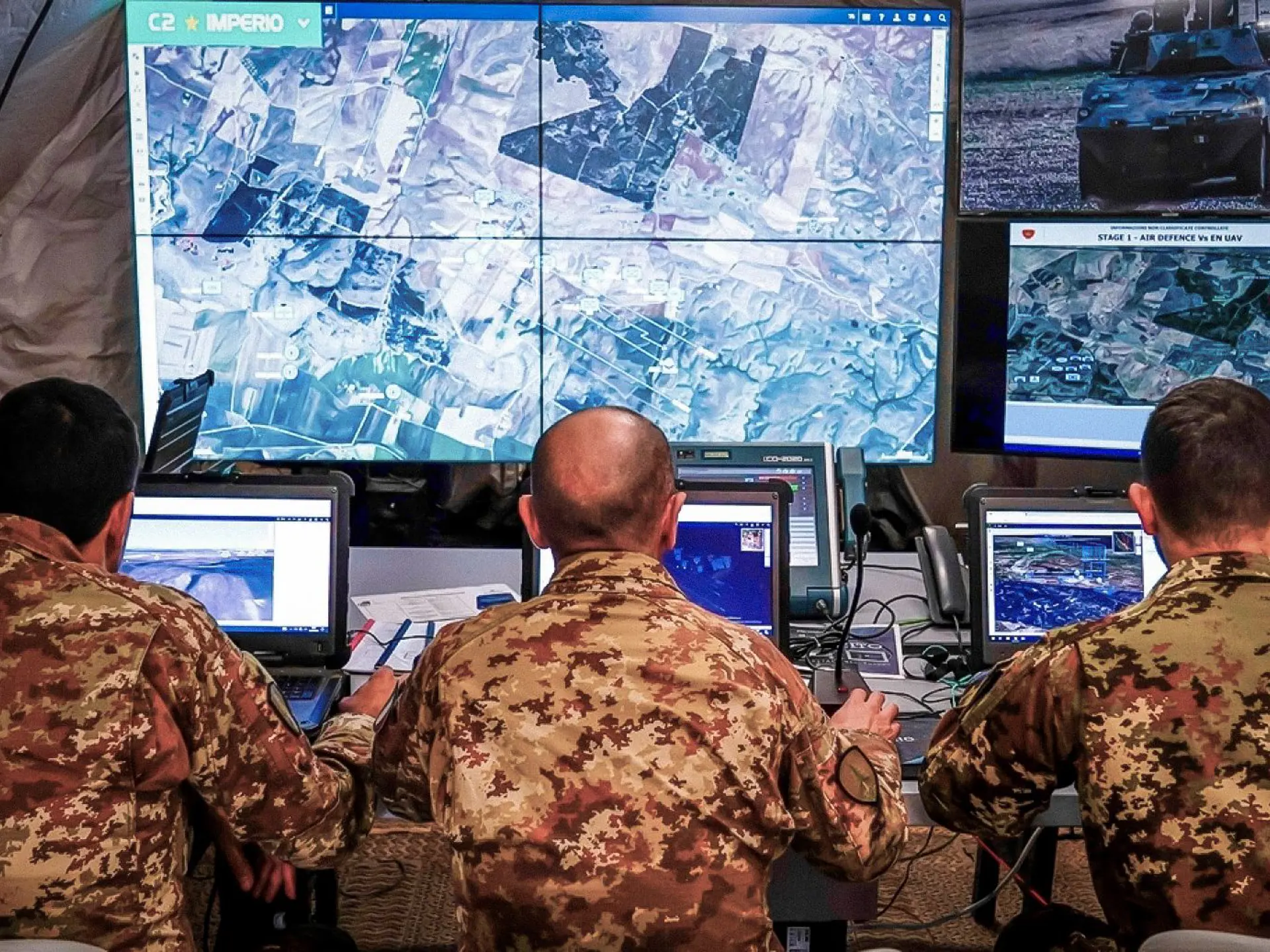 Italian Army working in SitaWare Headquarters