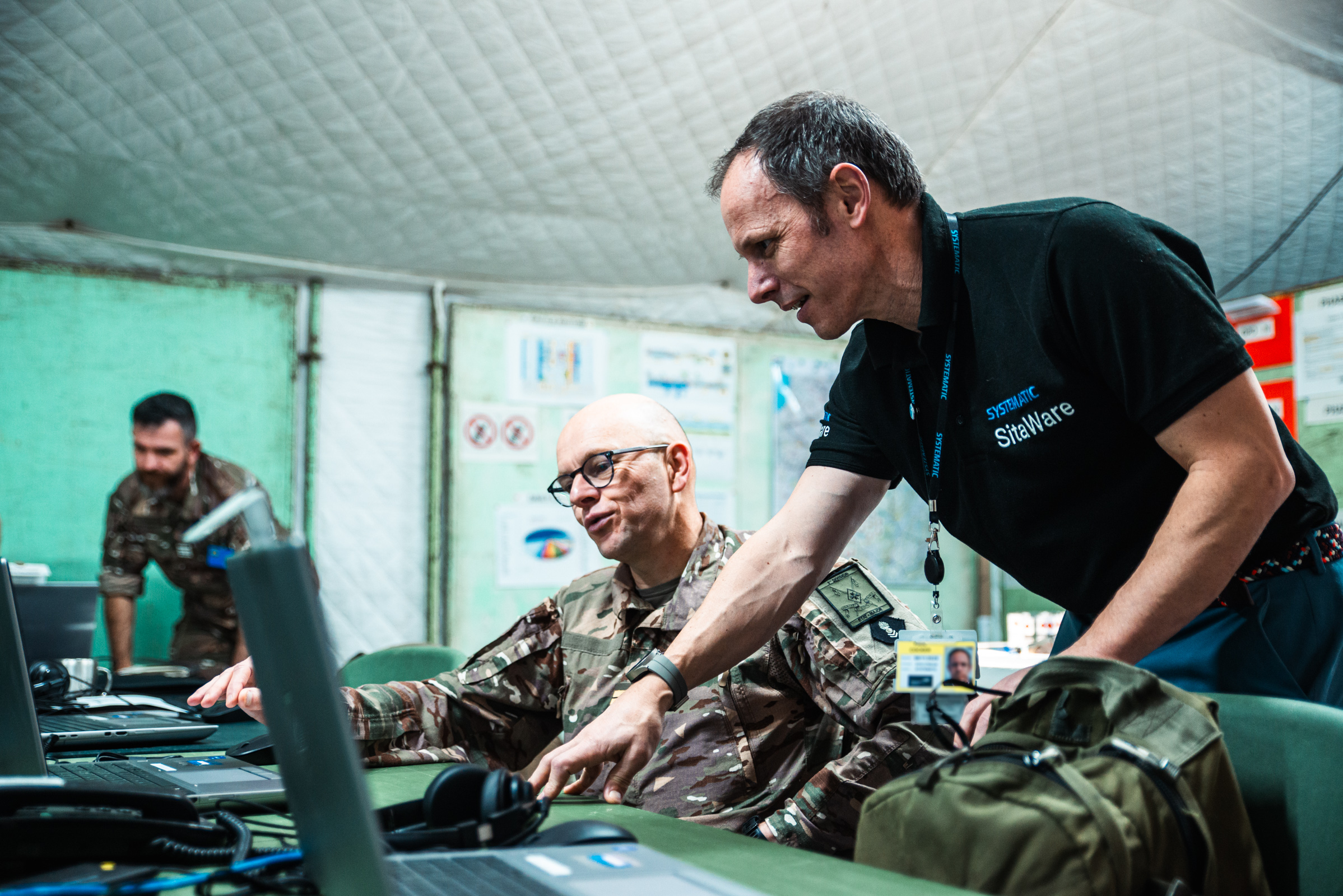 French Army's 1st division using SitaWare at the SJO25-exercise