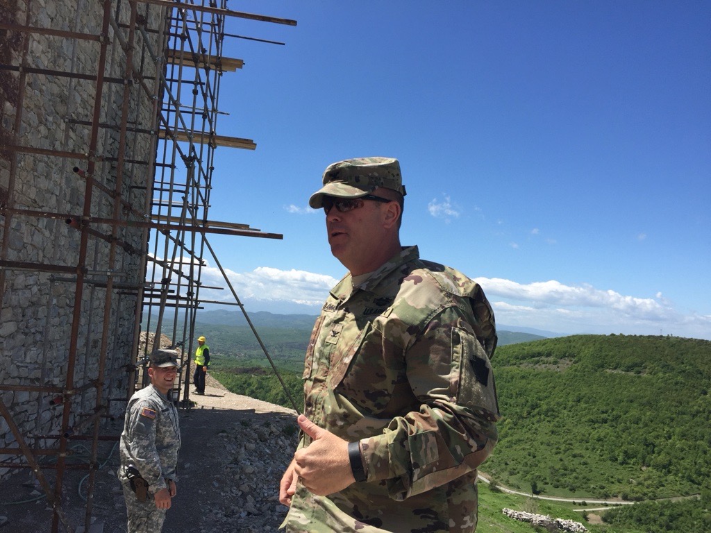 Image of Ros Gammon during a deployment with the US Army