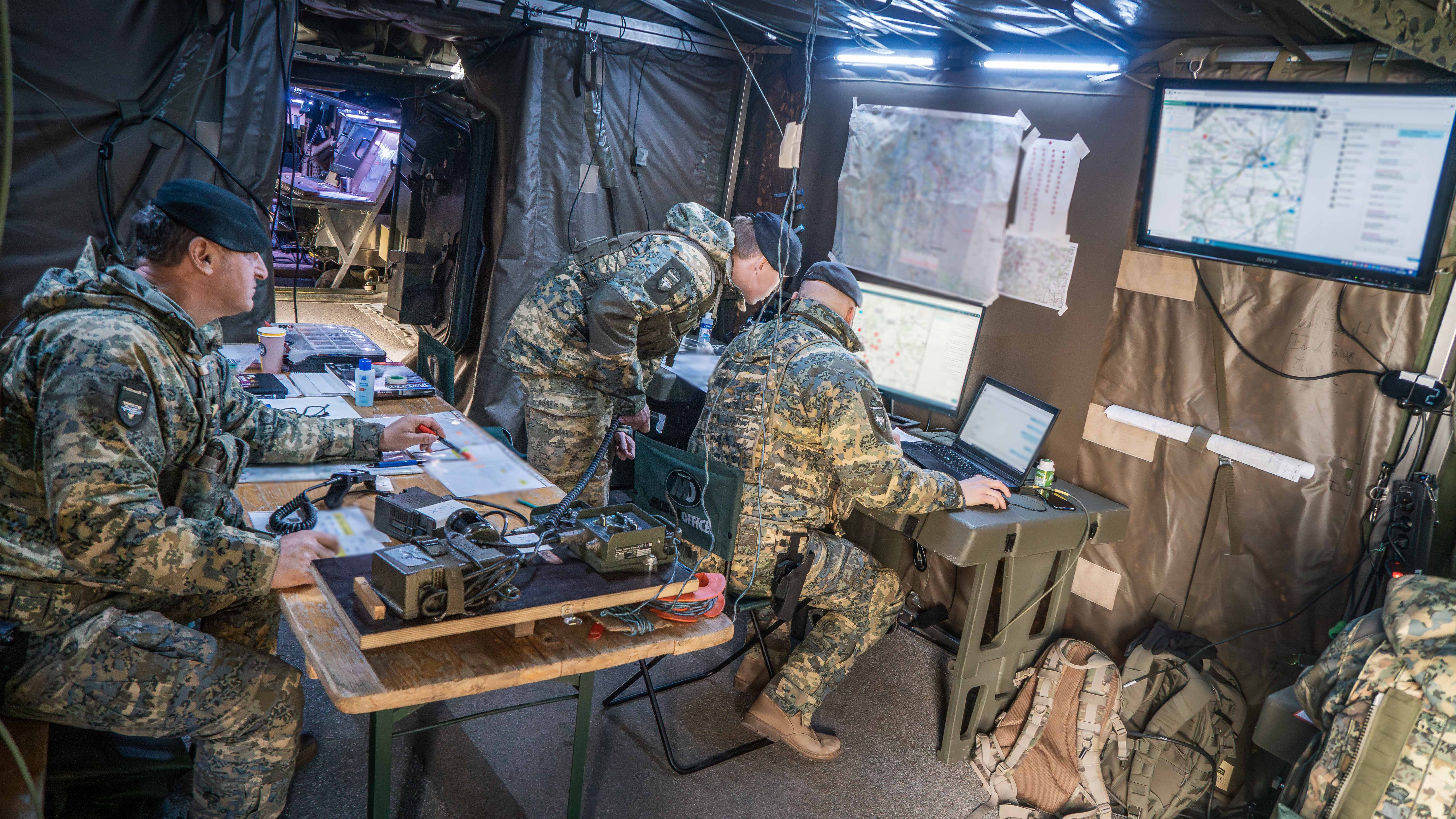 The Austrian Army exercising with SitaWare during HANDWERK 26