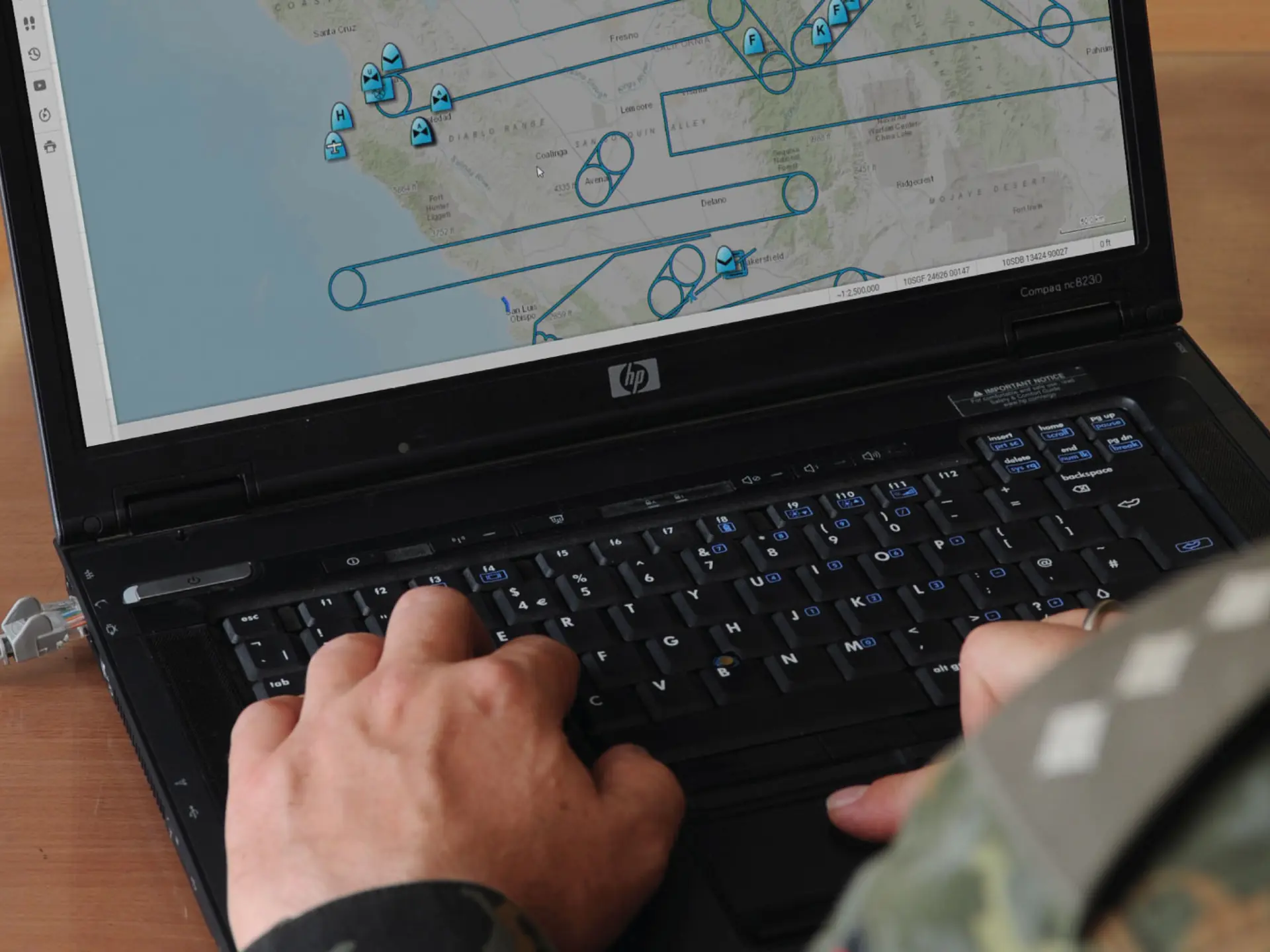SitaWare Headquarters on laptop