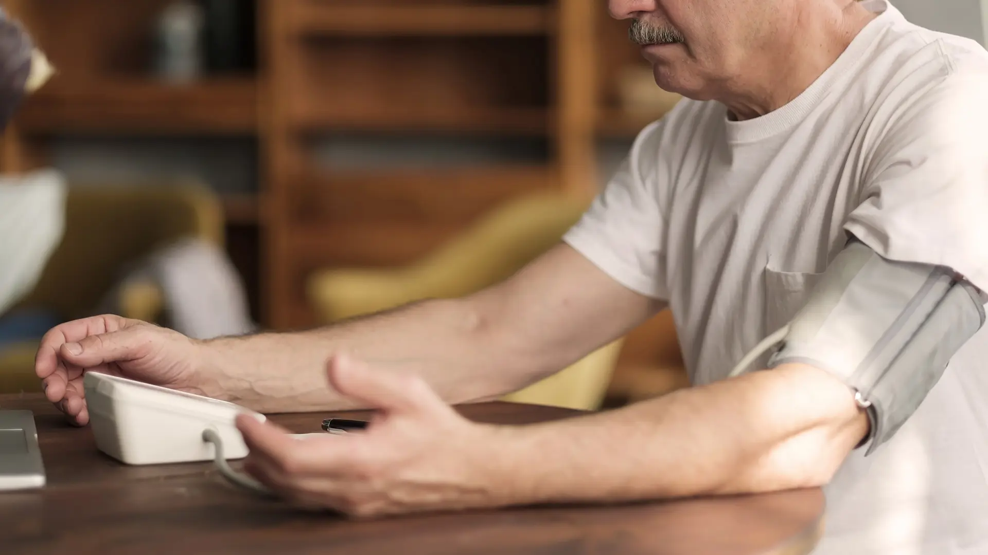 Citizen Measuring Blood Pressure