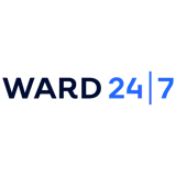 Ward 24/7 logo in dark blue and blue text, a technology partner