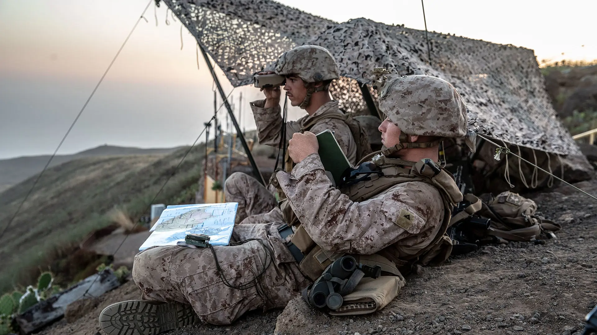 fire support marines identify targets