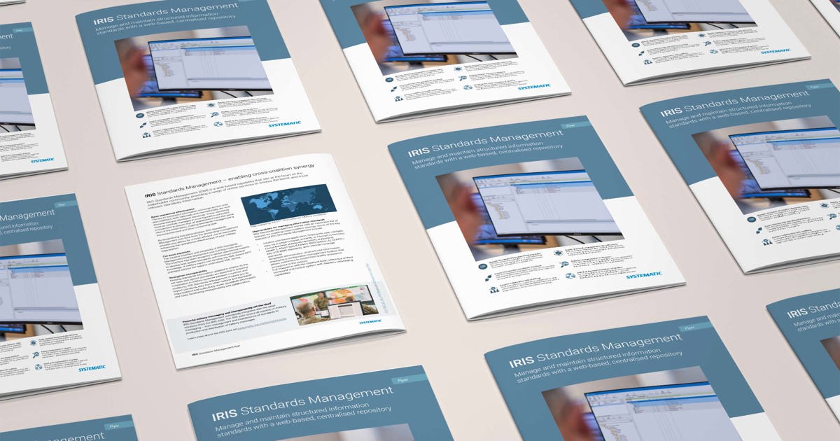 IRIS Standards Management Flyer – Enabling Cross-Coalition Synergy