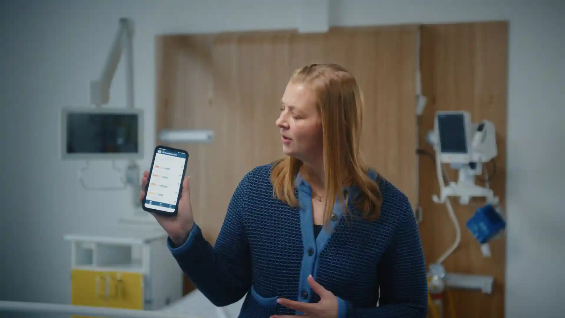 Klinikere bruger Columna Flow Clinical Tasking på mobile enheder til at effektivisere kommunikationen, håndtere patientopgaver og forbedre afdelingens flow og patientsikkerhed.