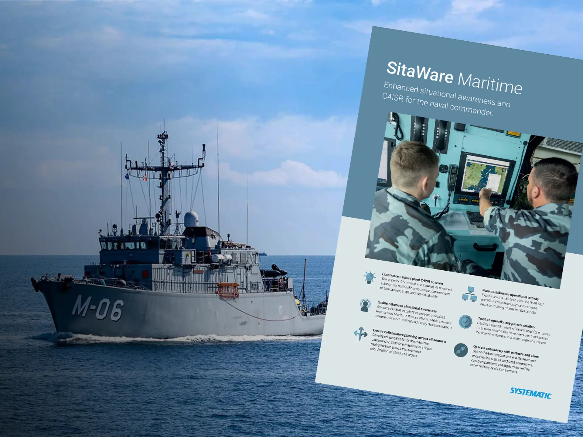 Brochure about SitaWare Maritime