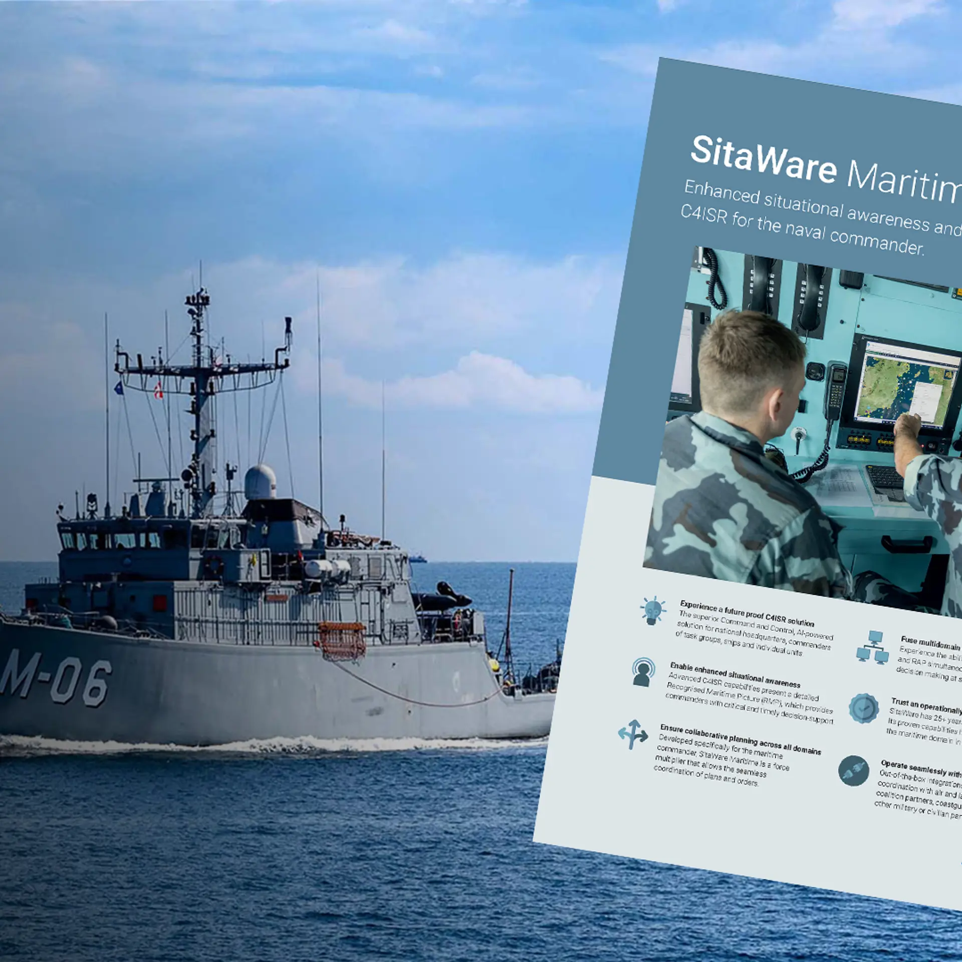 Brochure about SitaWare Maritime