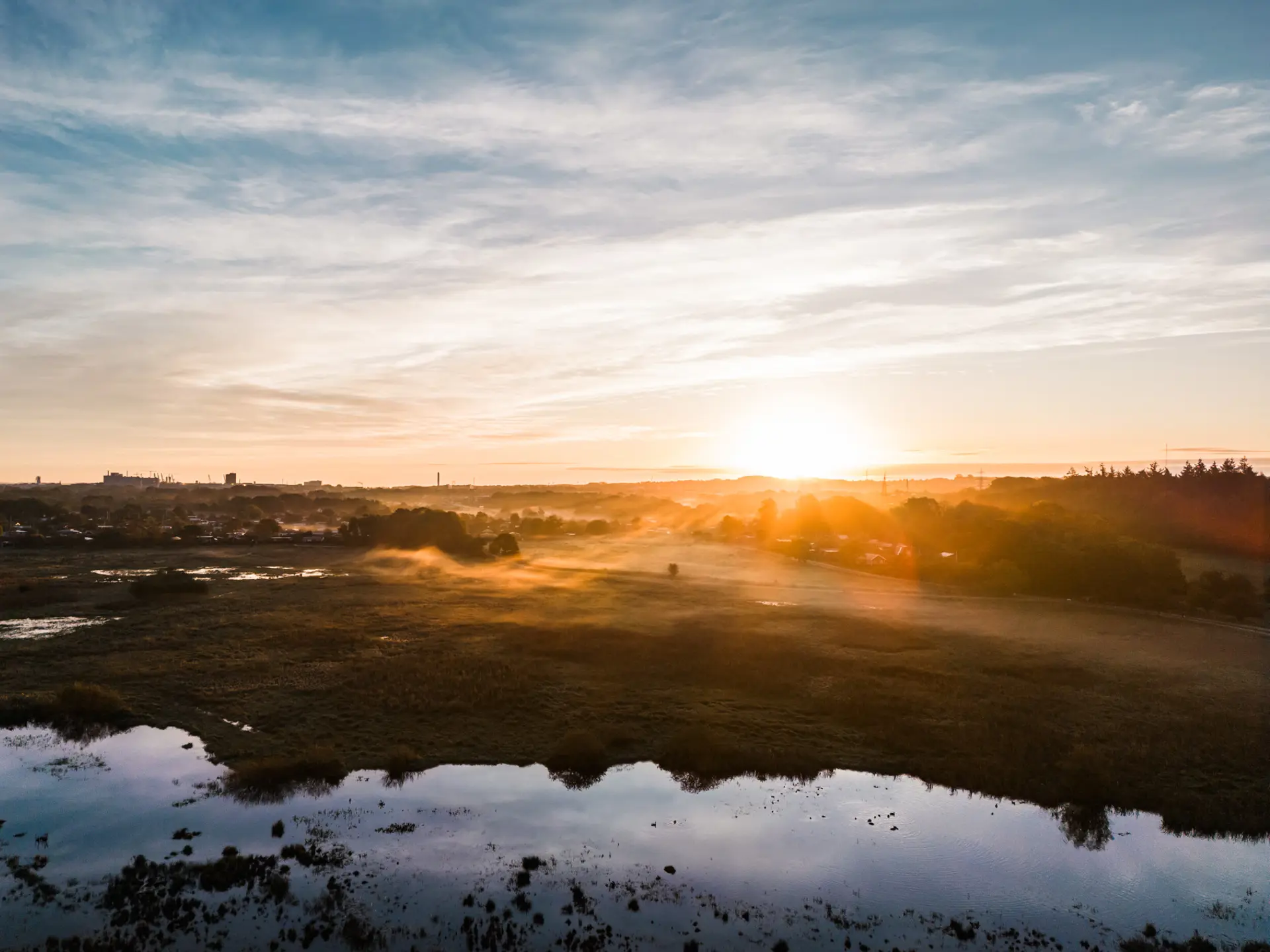 Sol over Aarhus