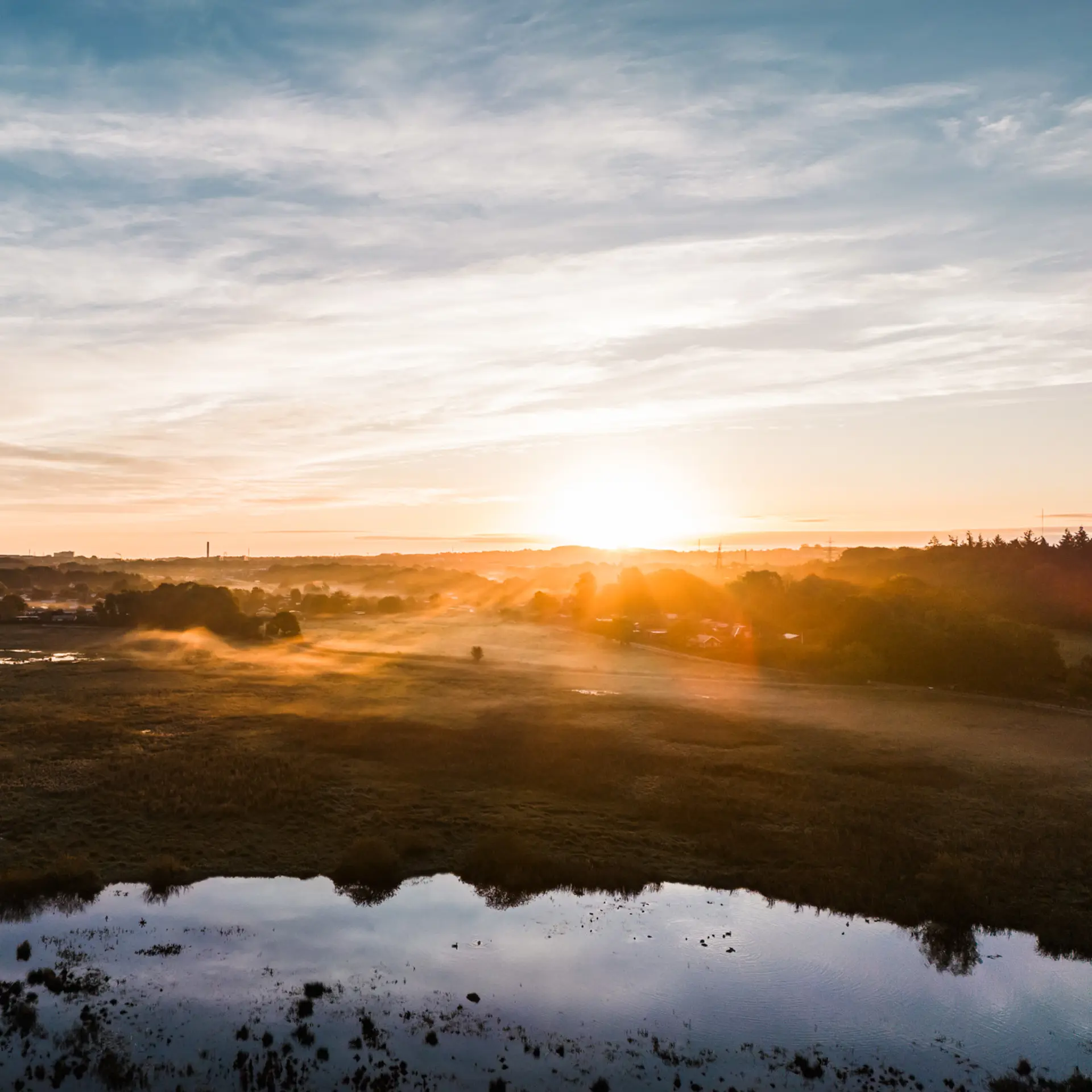 Sun over Aarhus