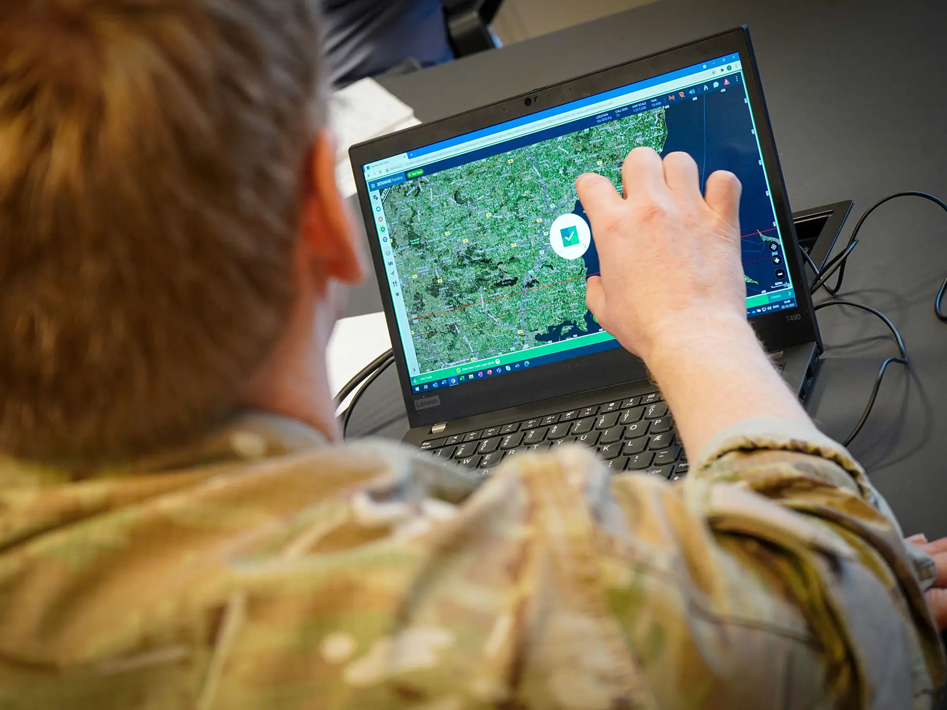 dk soldier training in sitaware aspire