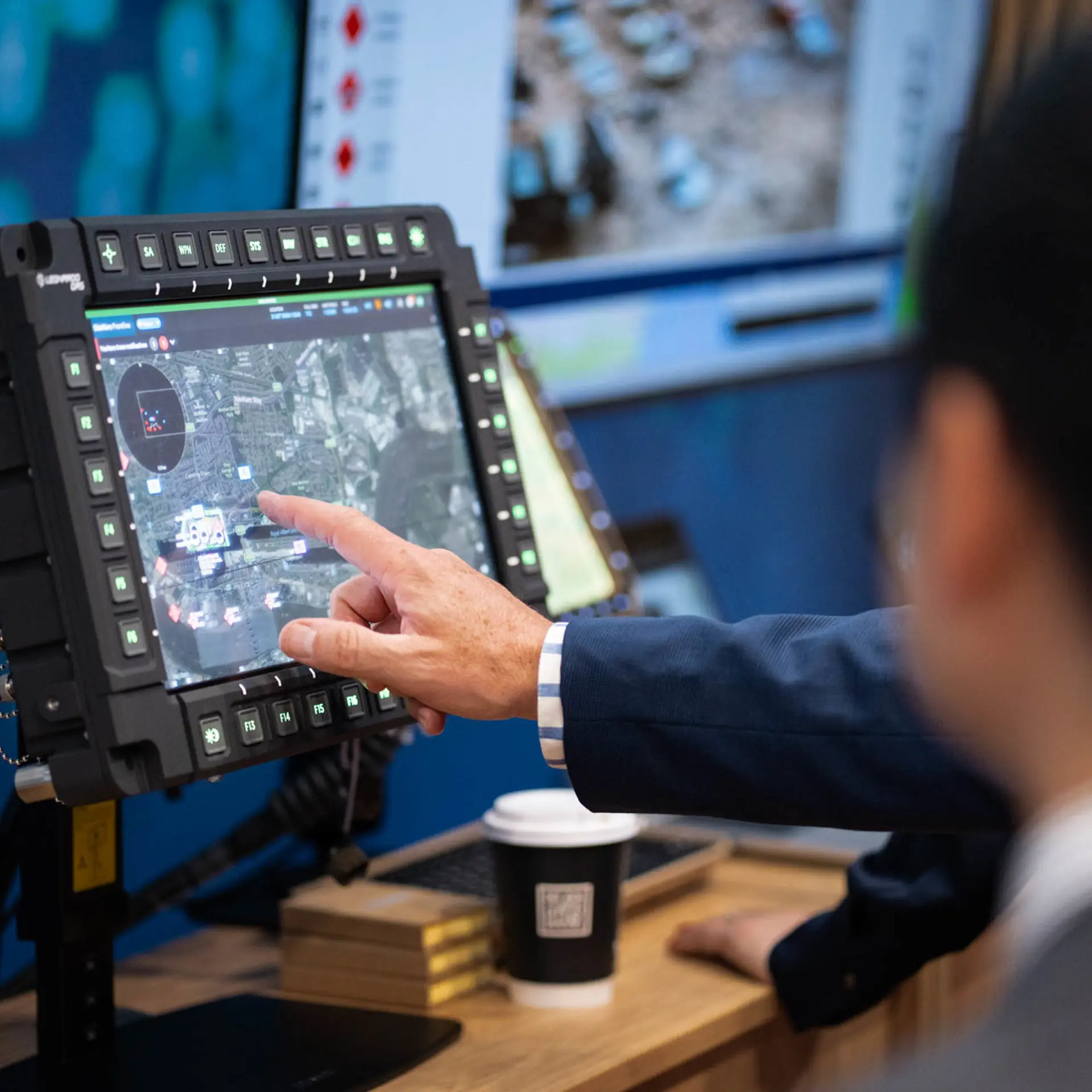Demonstration of the SitaWare Suite during DSEI London 2025