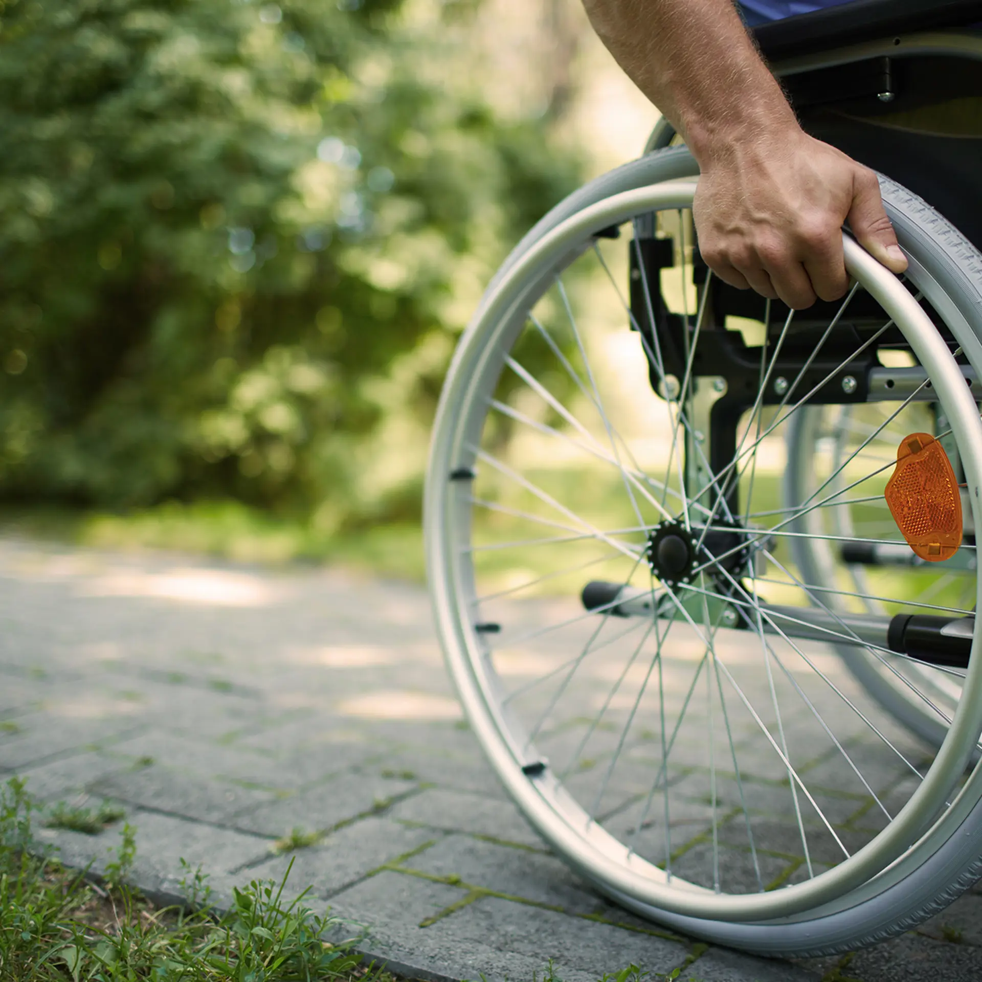 Citizen In Wheelchair