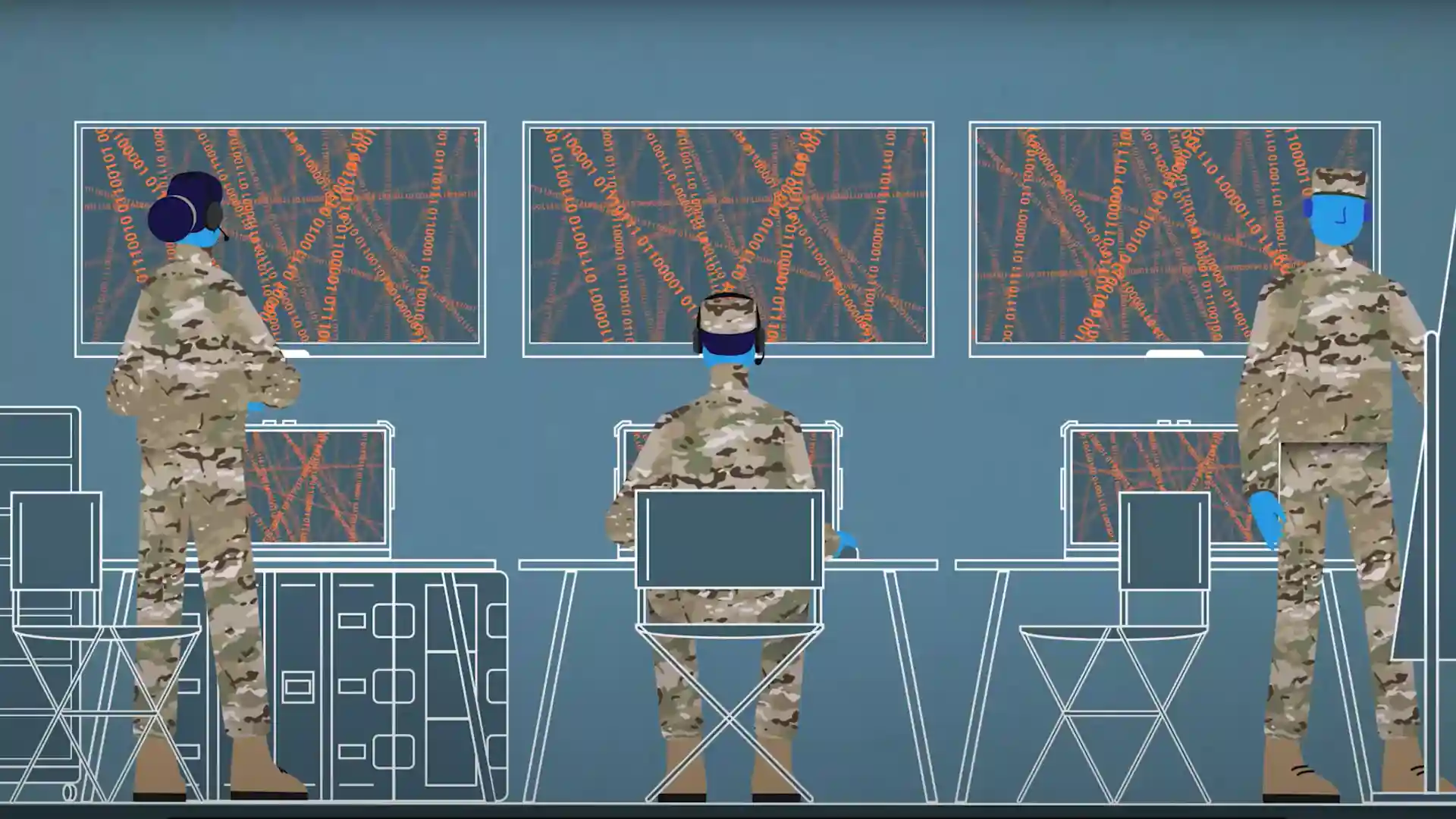 SitaWare Insight explainer video animation