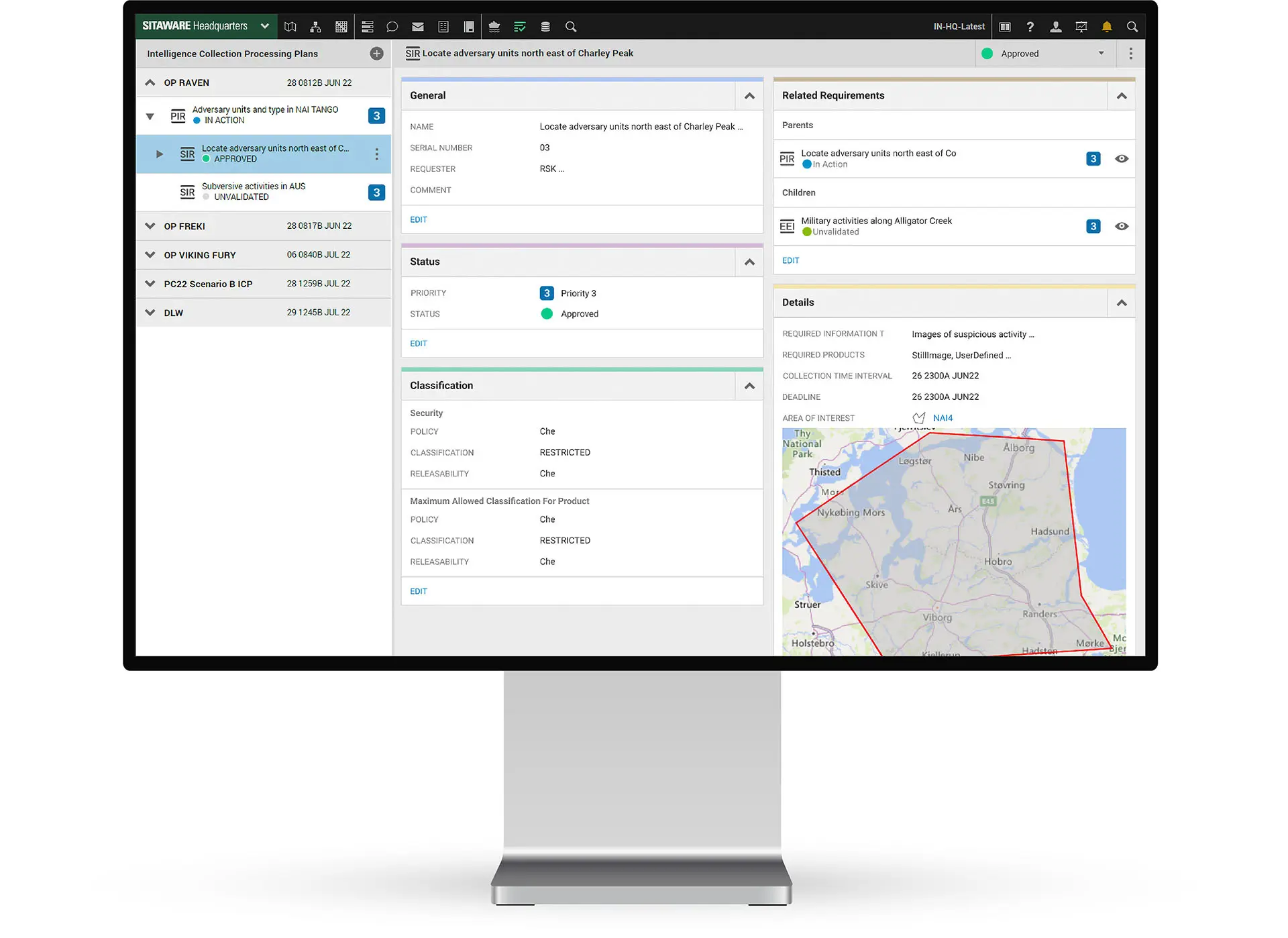 Computer with SitaWare Insight