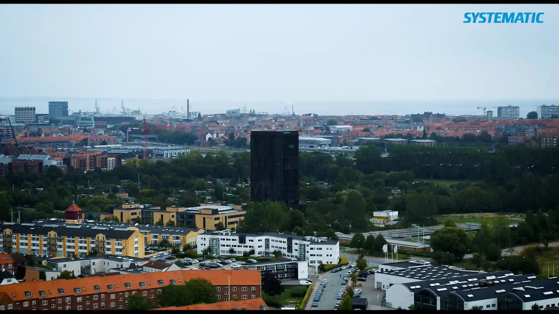 Aarhus stadssilhuett