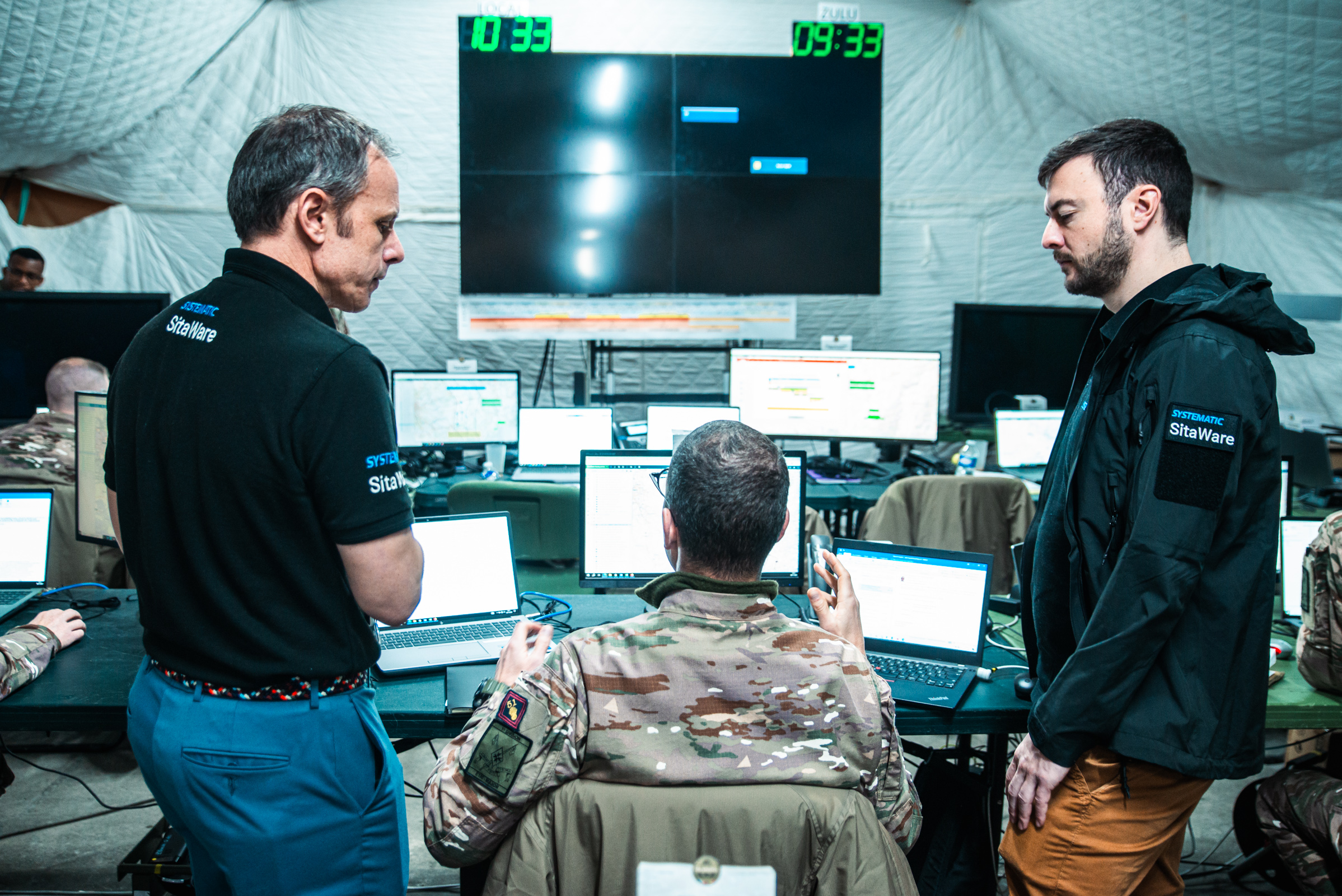 French Army's 1st division using SitaWare at the SJO25-exercise