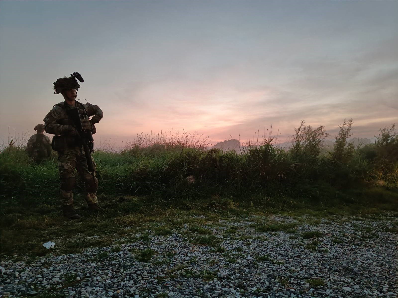 Simon Eriksen Holmelin øvelse med hjemmeværnet