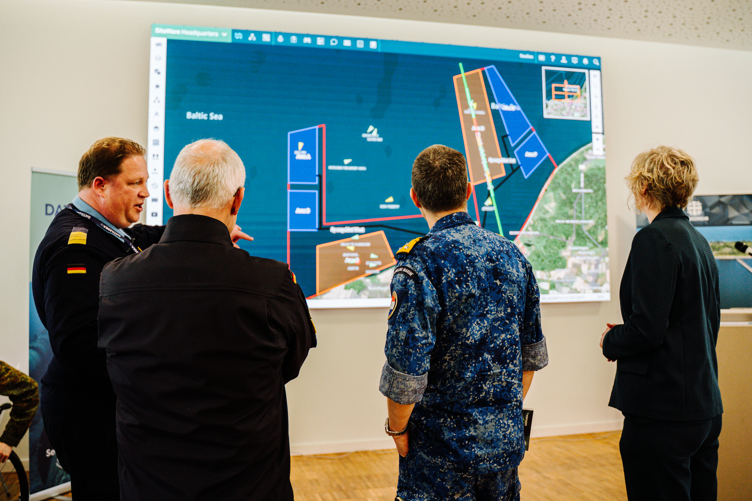 SitaWare Maritime displayed at Data2Sea 2026