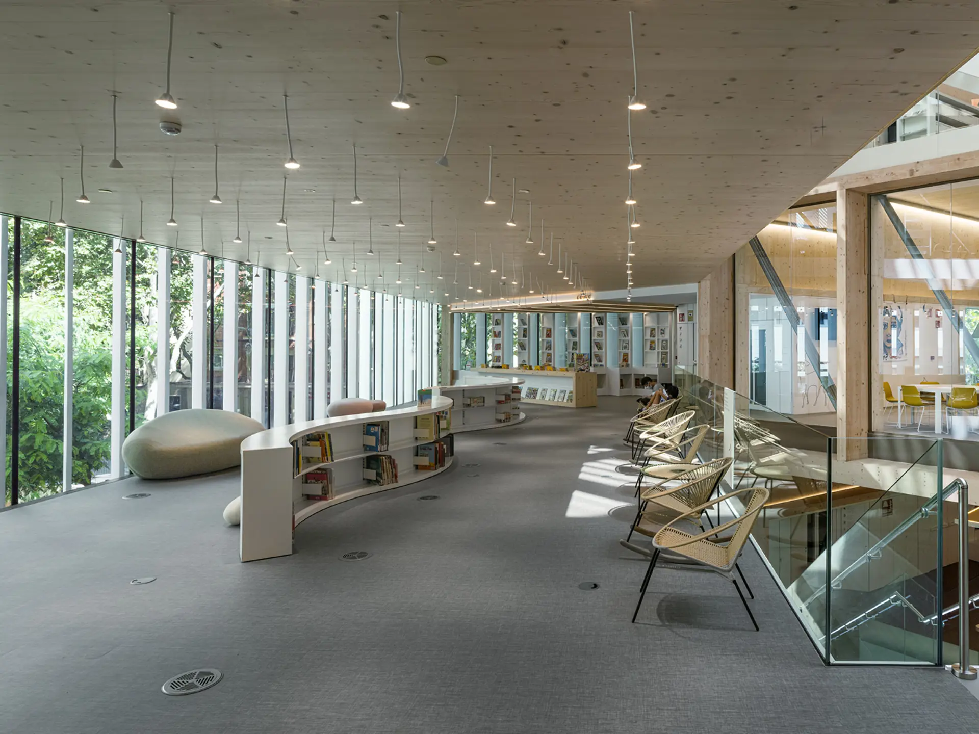 Læsehjørne på biblioteket