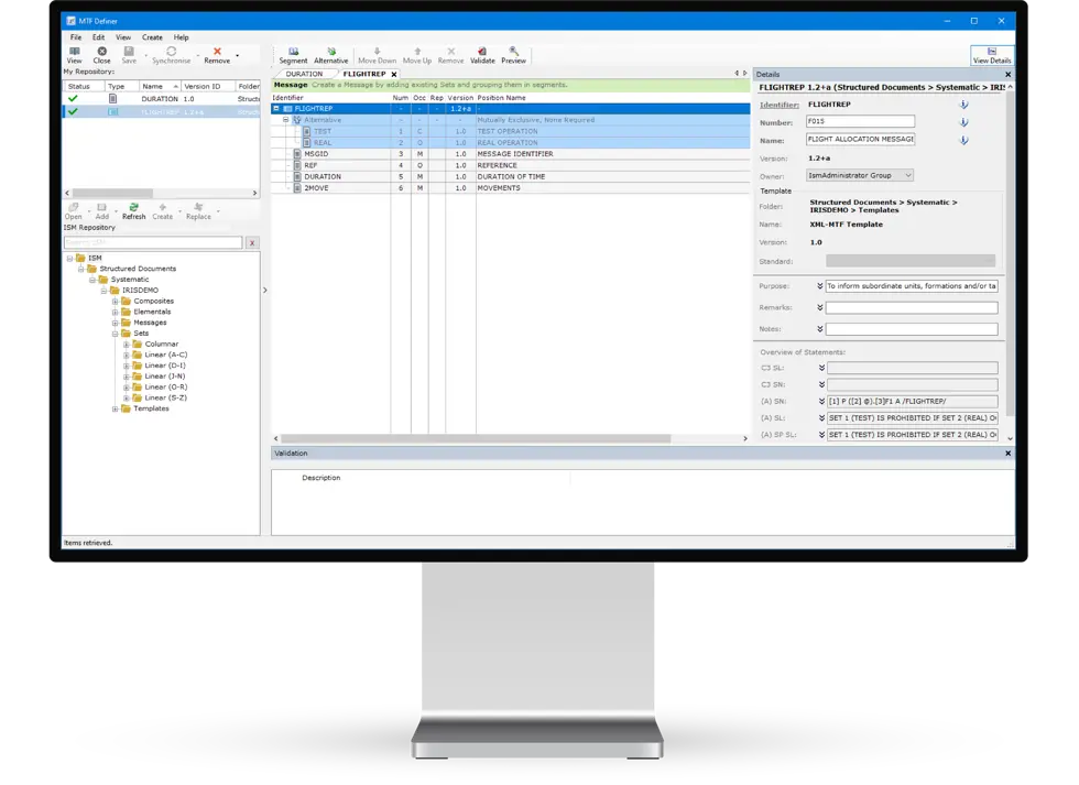 IRIS Standards Management Managing structured information standards