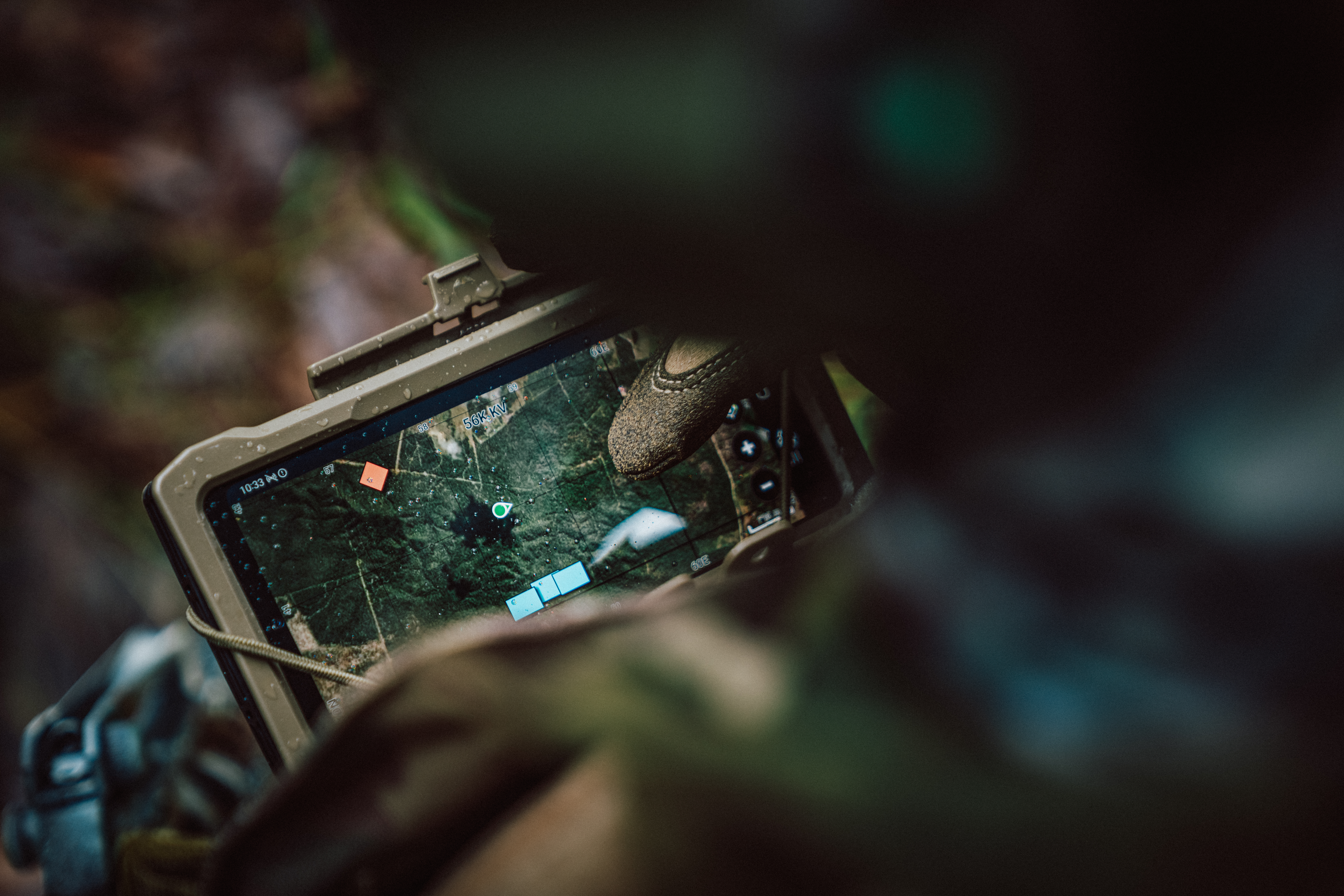 Image of SitaWare Edge on a handheld device