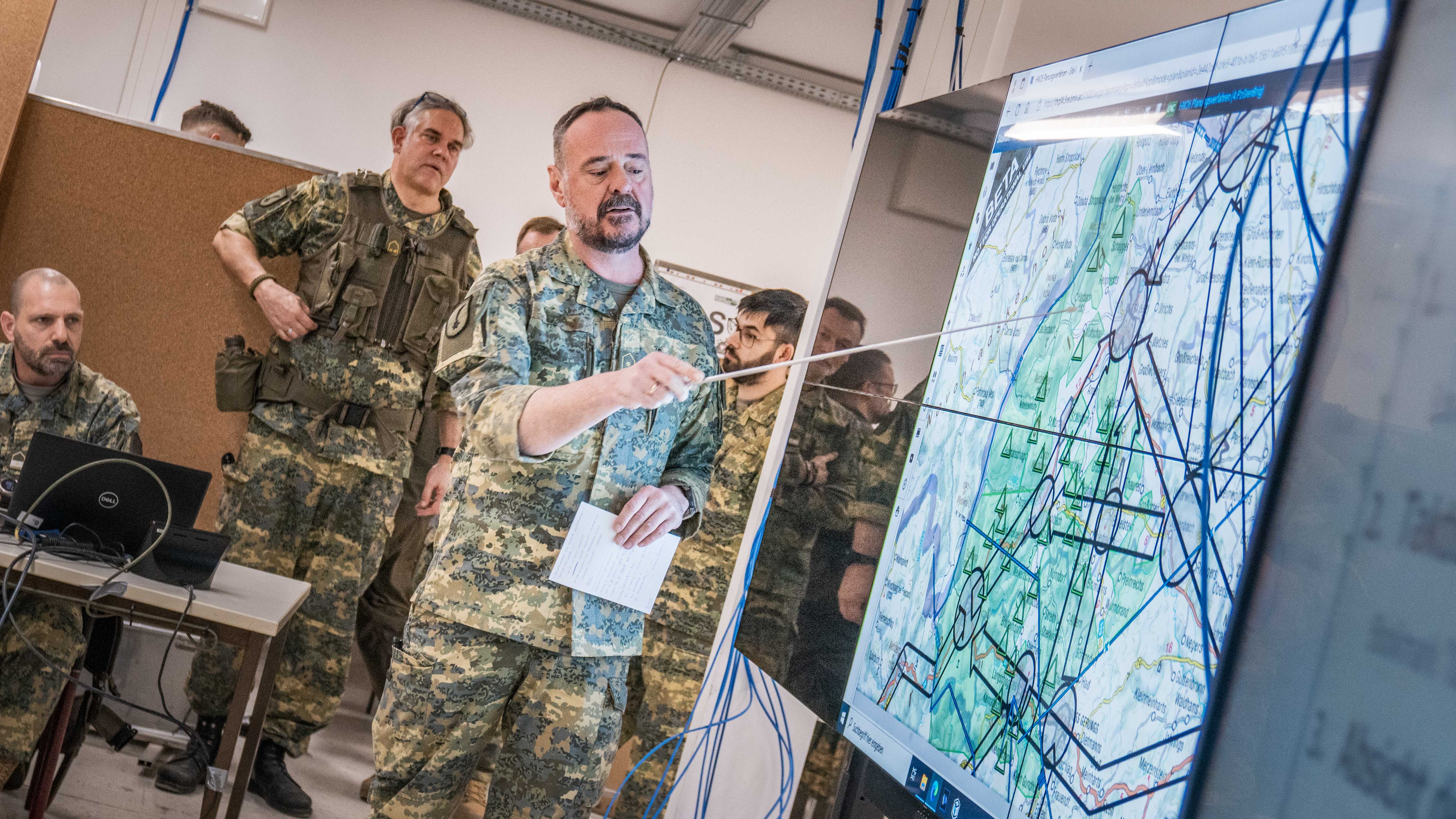 The Austrian Army exercising with SitaWare during HANDWERK 26
