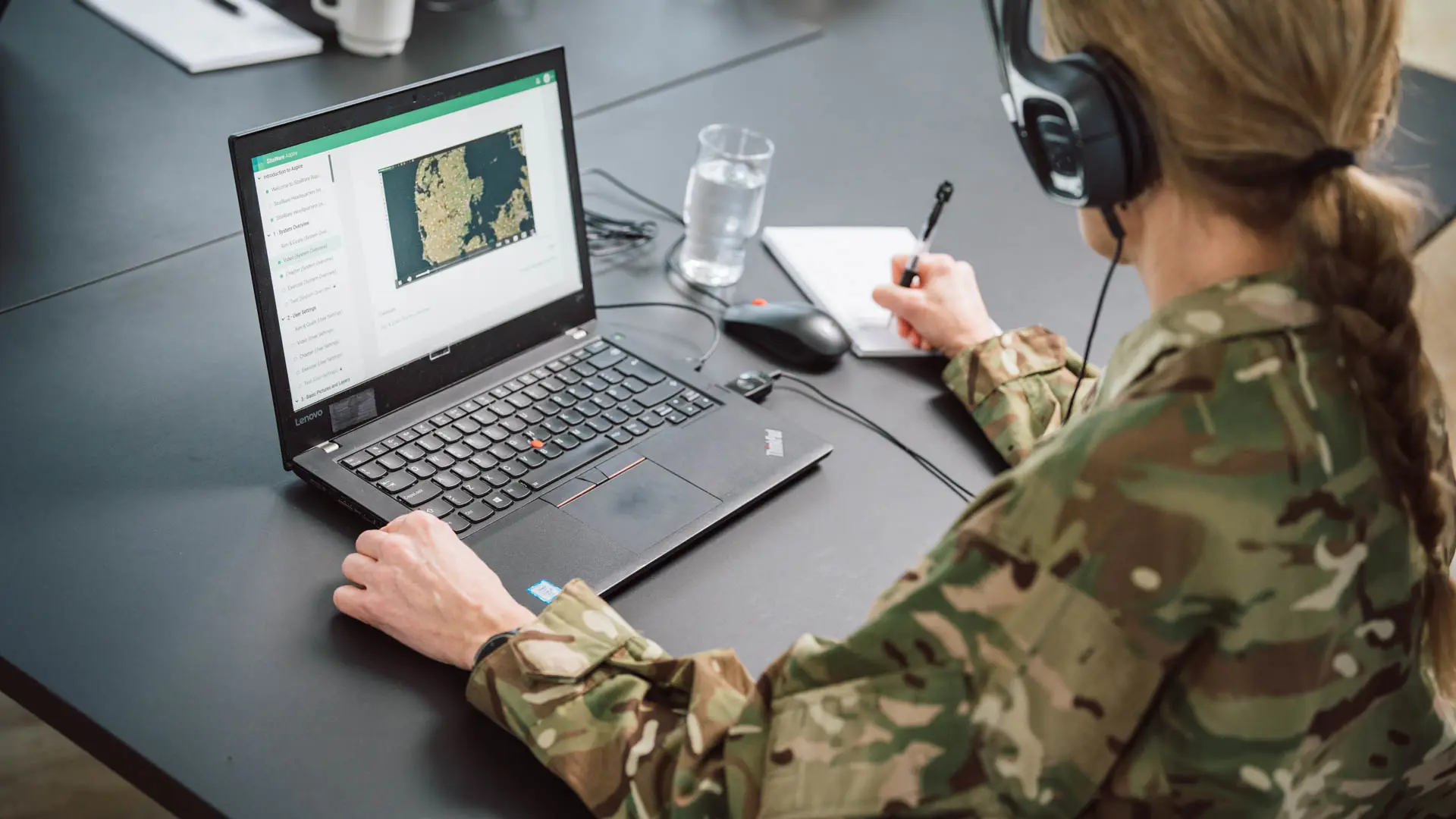 Soldier Training In Sitaware Aspire In Office