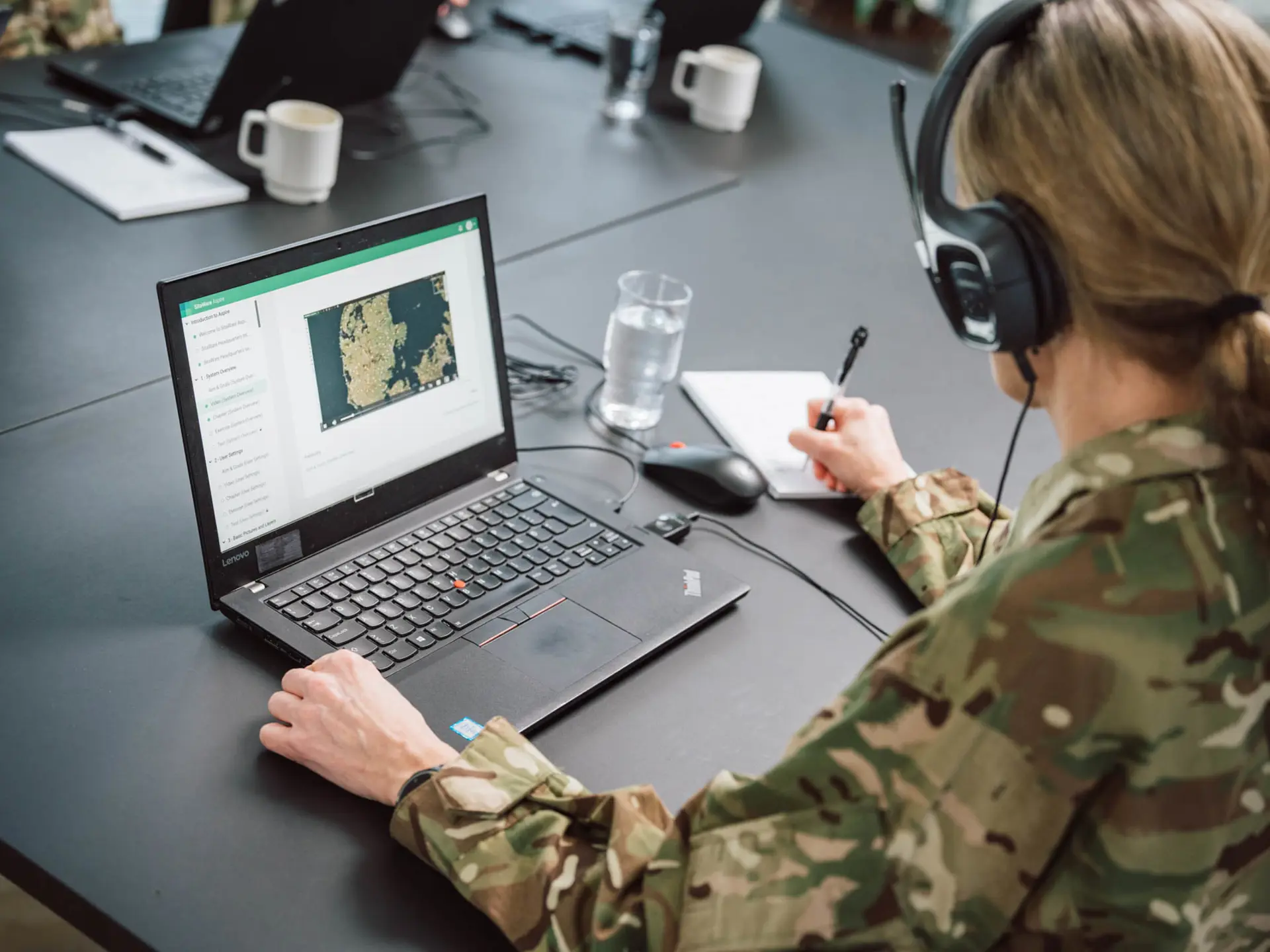 Soldier Training In Sitaware Aspire In Office