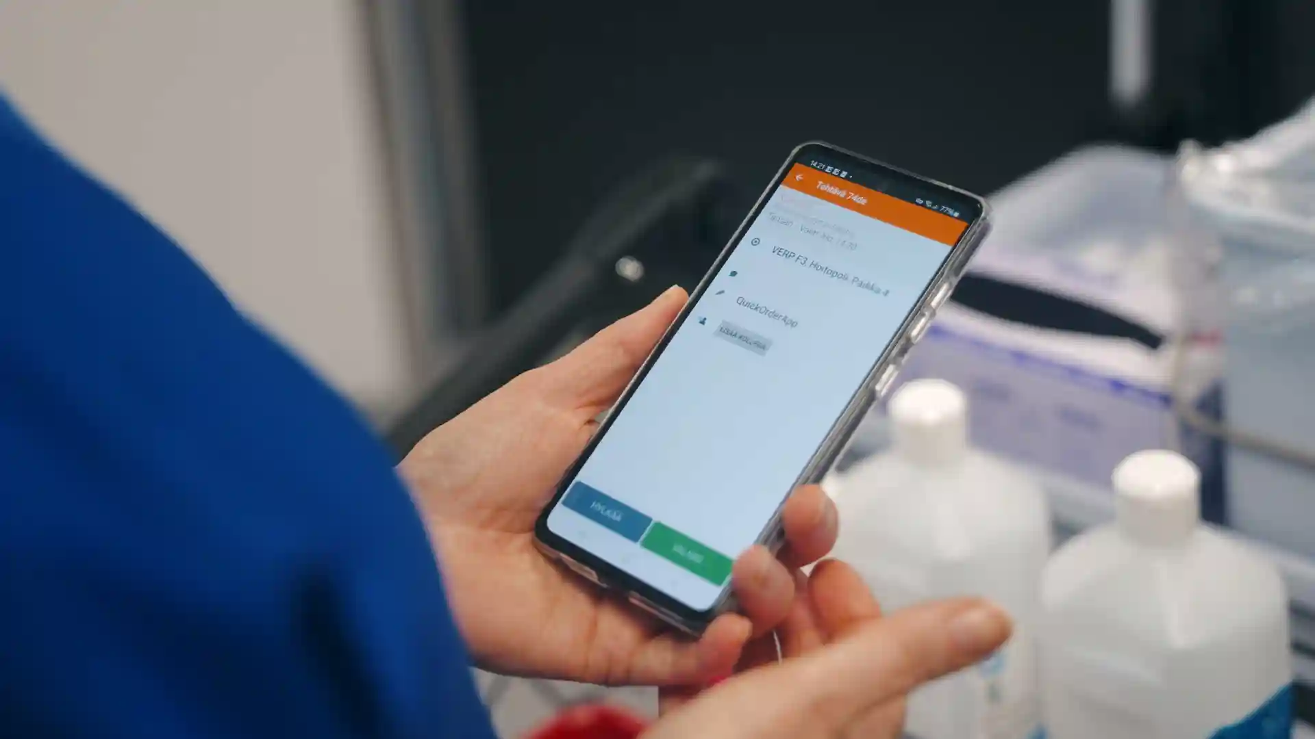 Hospital staff at Tampere University Hospital explain how digital task management with Columna Flow improved cleaning operations, coordination, and patient care.